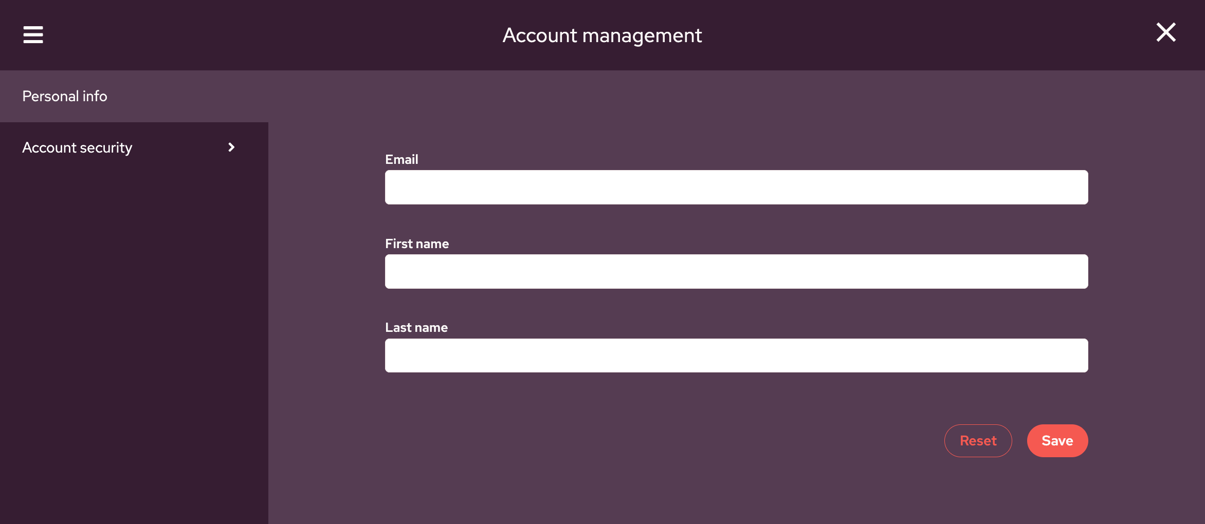 My Account