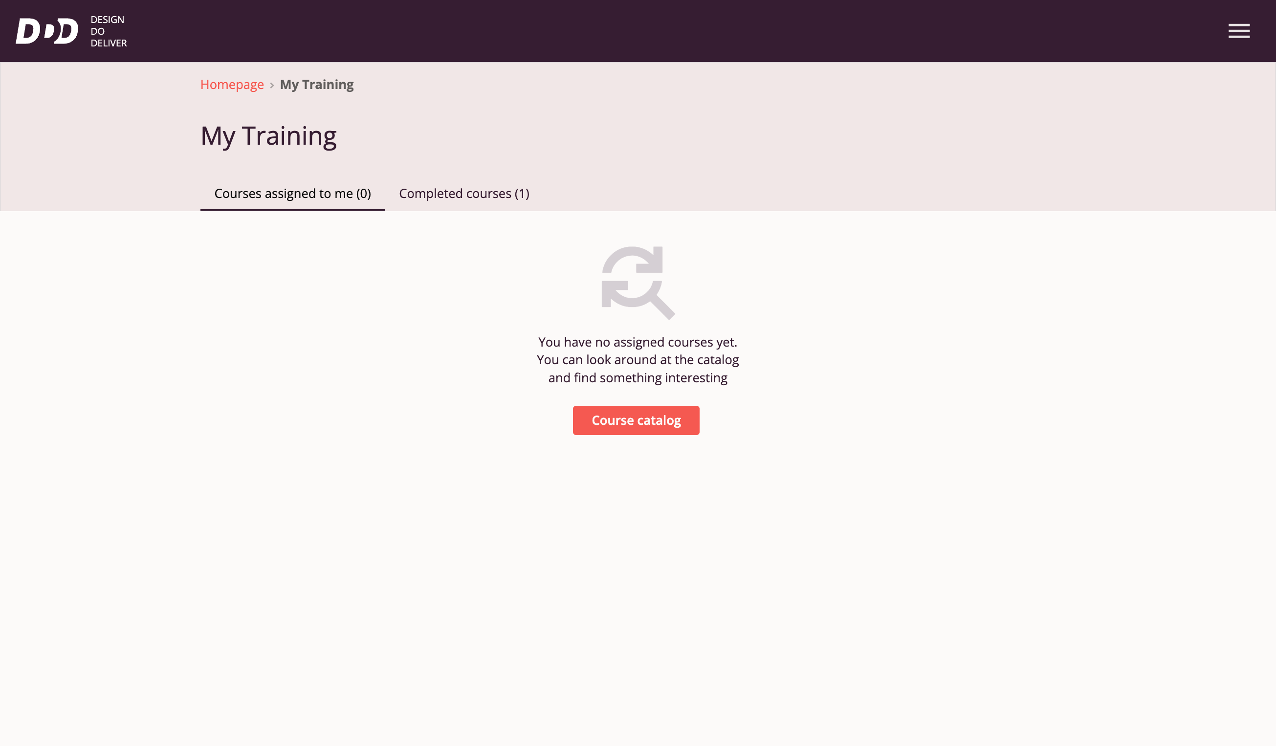 Home Page Without Courses
