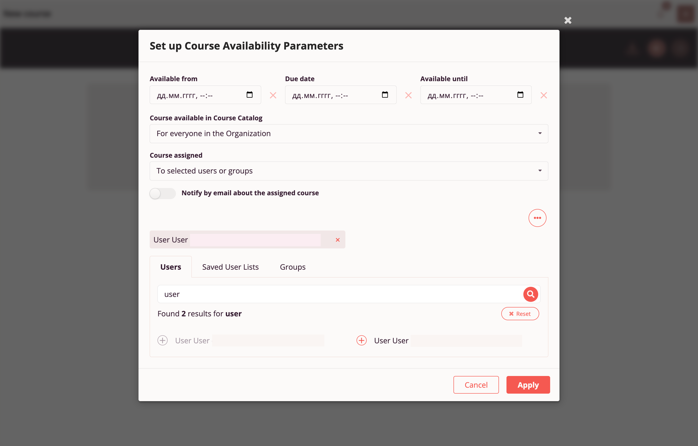 Course Assignment — Employee Added