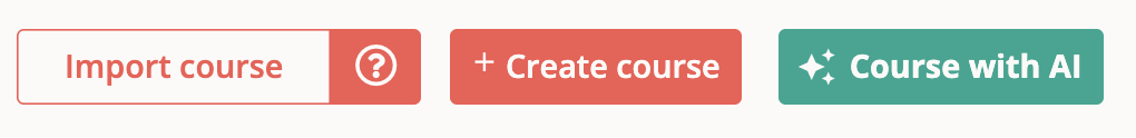 Create course