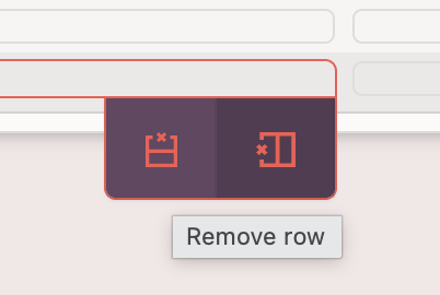 Delete Row